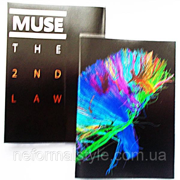 Обложка ПВХ на паспорт "Muse The 2nd law"