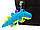 Підвіска на сумку BD-188-3 крокодильчики блакитна, фото 4