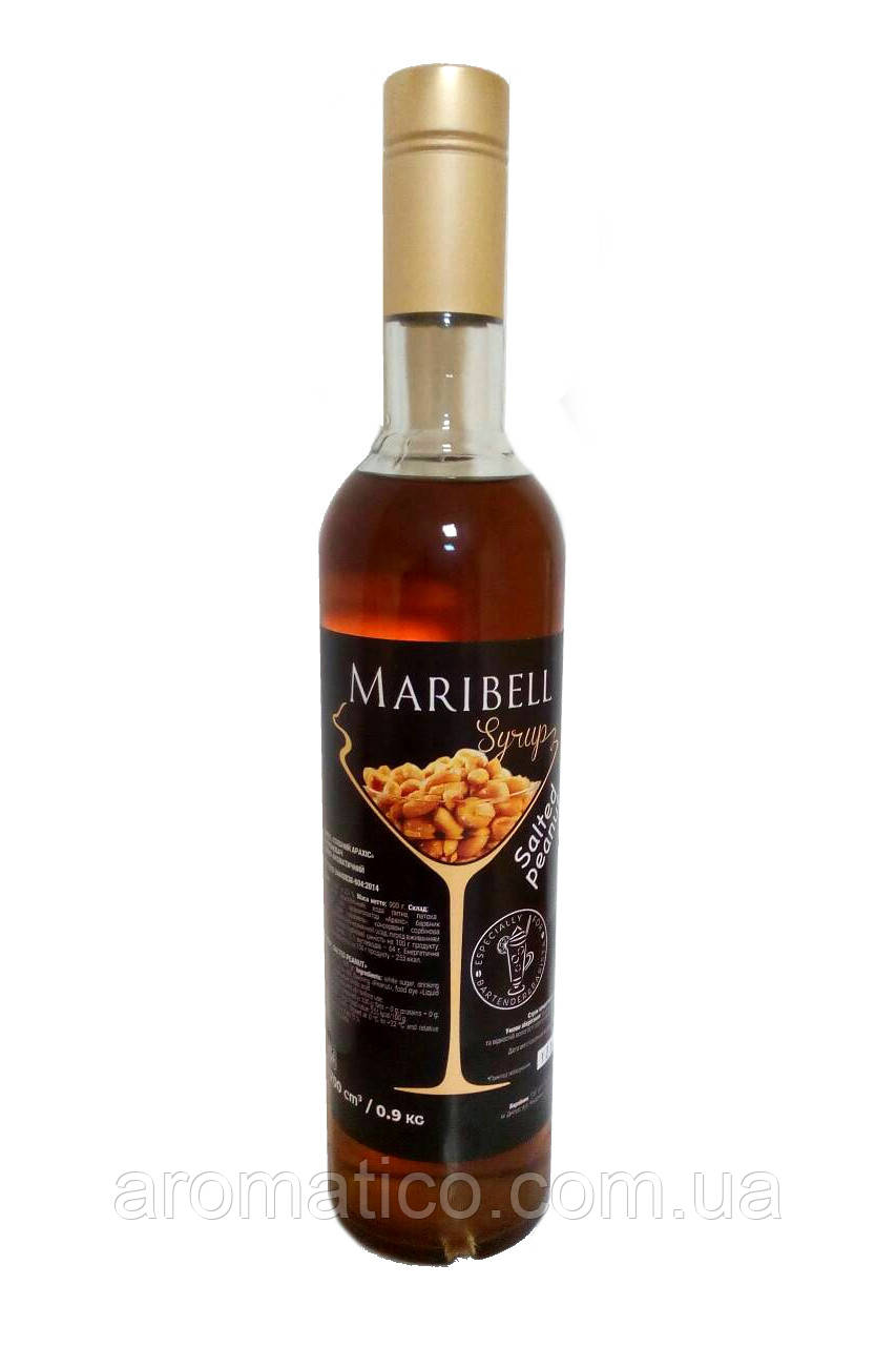 Сироп ТМ Maribell Солоний арахіс 0,7л