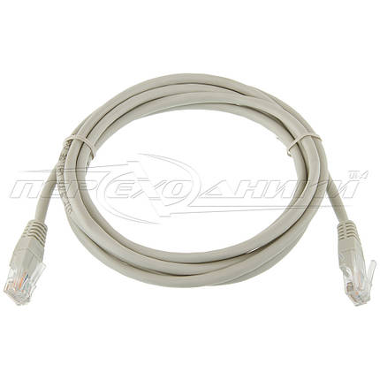 Патч-корд литий CAT5e UTP, RJ45, біметал, 2 м, фото 2