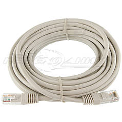 Патч-корд литий CAT5e UTP, RJ45, біметал, 7.5 м