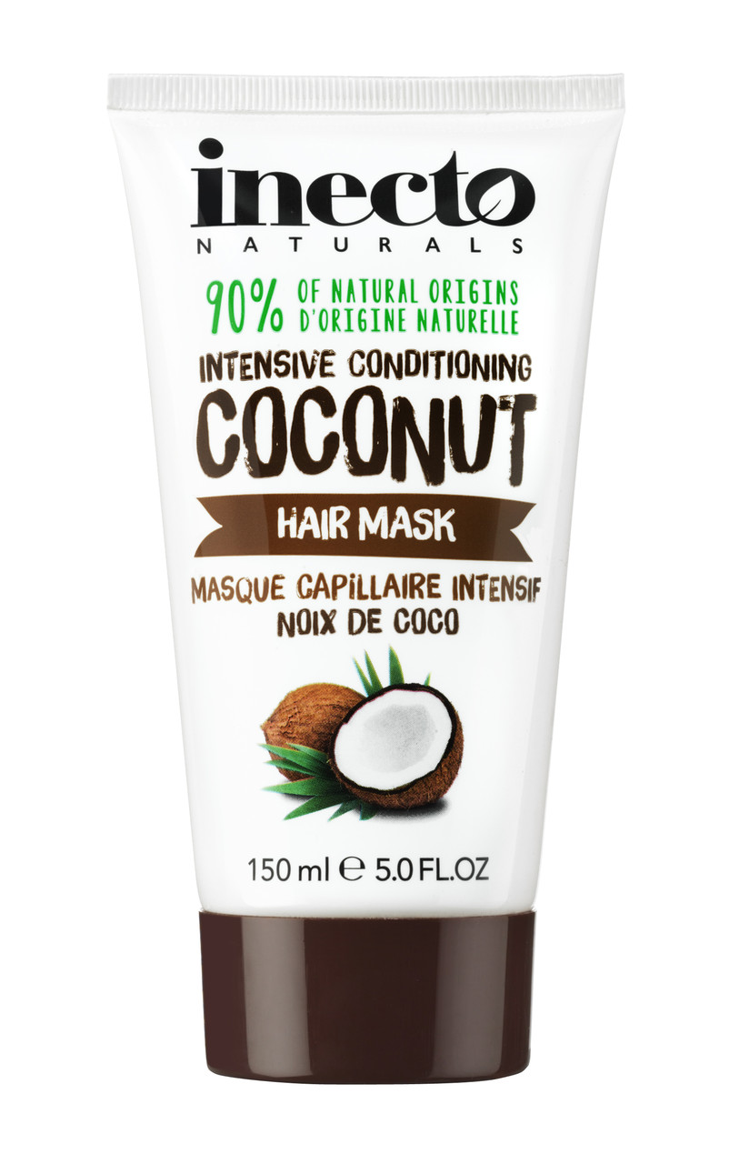 Увлажняющая маска для волос с маслом кокоса Inecto Naturals Coconut Conditioner 150 ml - фото 2 - id-p663788947