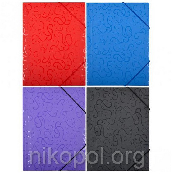 Папка А4 на гумці, з візерунком, фото 1