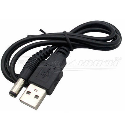 Кабель питания USB to DC 5.5x2.5 мм для планшета, 0.8 м, фото 3