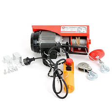 Лебідка електрична 220/230В, 500Вт, 125/250 кг, трос 3.0 мм*12м INTERTOOL GT1481 Товар за передоплатою, фото 6