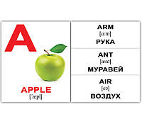 Англо-русские карточки Домана МИНИ Алфавит/Аlphabet 26 Вундеркинд с пелёнок 2100064094071
