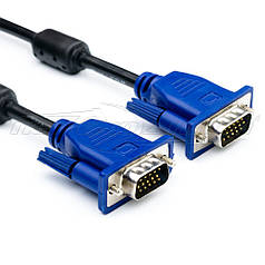 Кабель VGA з 2 феритами, 720 p (3+2), 1.5 м