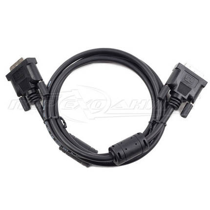 Кабель DVI - single link DVI (18+1), 2 фериту, 1.8 м, фото 2
