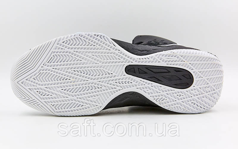 Кроссовки мужские Jordan (41-45) (PU, черный-белый) - фото 4 - id-p663848564