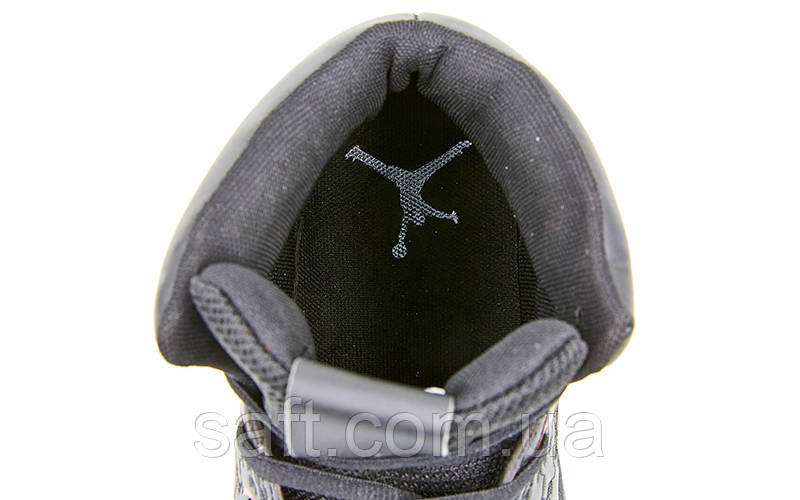 Кроссовки мужские Jordan (41-45) (PU, черный-белый) - фото 5 - id-p663848564