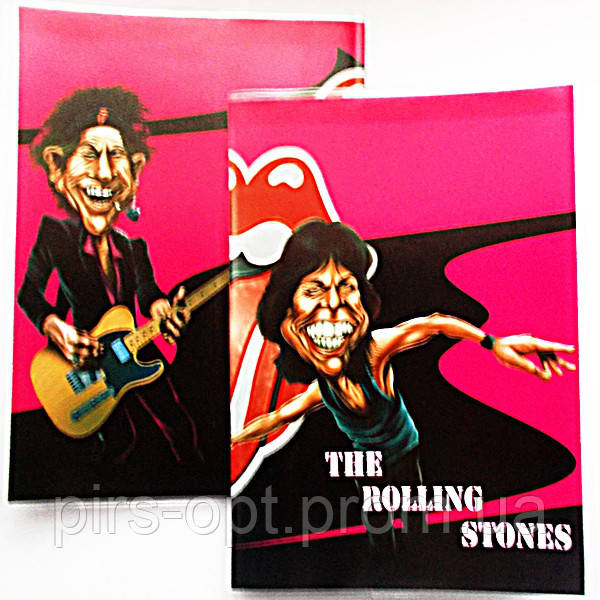 Обкладинка ПВХ на паспорт "The Rolling Stones"