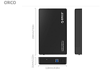 Кишеня для HDD 3.5" SATA USB 3.0 Orico 3588US3 оригінал в наявності Якість!!!, фото 9