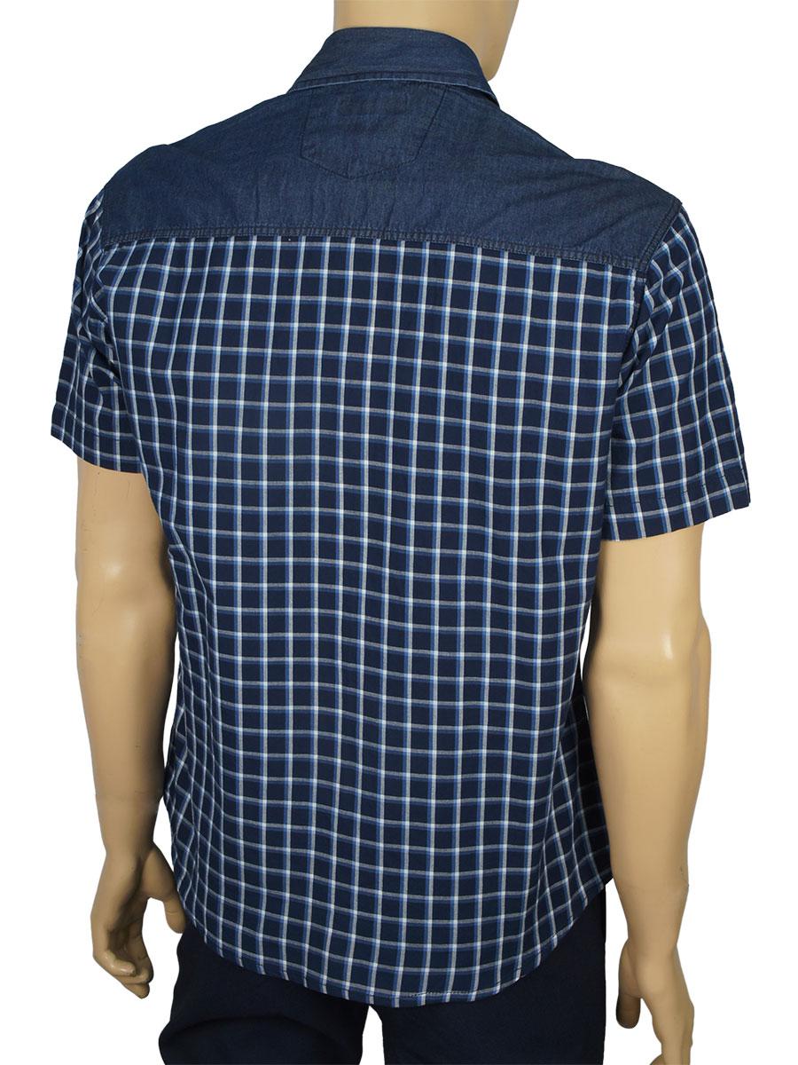 Турецька чоловіча сорочка Cordial C01841 в синьому відтінку - фото 3 - id-p663852328