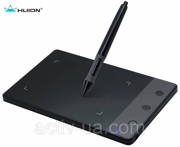 Планшет графічний Huion H420, робоча поверхня 110*60мм, 3 клавіші