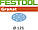 Шліфувальні круги Granat STF D125/8 Р60 GR/50 Festool 497166, фото 2