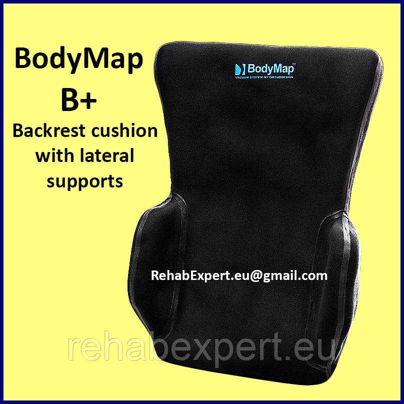 Вакуумна подушка спинки з боковинами BodyMap B+ Backrest Vacuum Cushion Size 4
