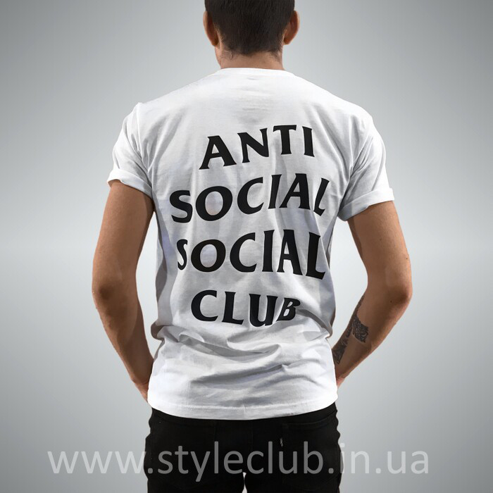 Футболка чоловіча Anti Social social club бірка A. S. S. C.