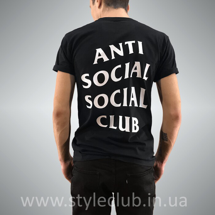 Футболка з прінтом A. S. S. C. Anti Social social club чоловіча