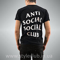Футболка с принтом A.S.S.C. Anti Social social club мужская XS