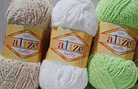Плюшева (велюрова) пряжа SOFTY від ALIZE