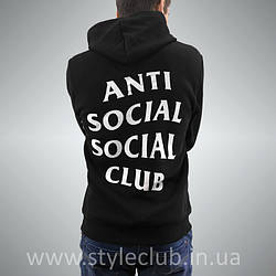 Толстовка з принтом "ASSC Masochism antisocial social club" | Худі чоловіча
