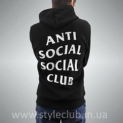 Толстовка з принтом "ASSC Masochism antisocial social club" | Худі чоловіча XS