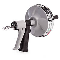 Ridgid KwikSpin+ Сантехнічний трос 7.6 м Автоподача троса Для труб д50 мм в ванній душі (57038)