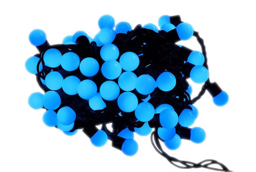 Новорічна гірлянда 200 LED / 20 м, Синій світло