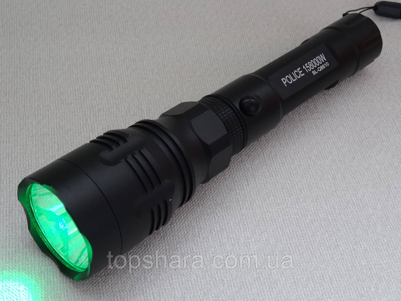 Ліхтарик ручний піддульний Police BL-Q8610 158000W зелений промінь