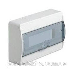 Зовнішній накладної щит 18 модулів з прозорою дверцятами Cosmos Hager