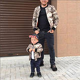 Модна весняна куртка бомбер для хлопчика (134-152р), фото 2