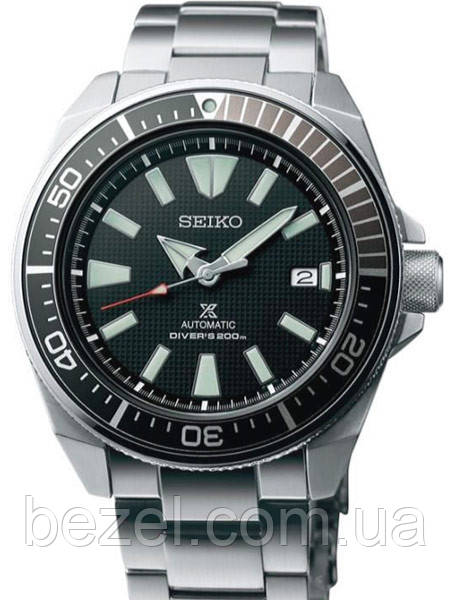 Чоловічі механічні годинники Seiko SRPB51 Prospex Samurai Сейко годинник механічний з ручним і автопідзаводом