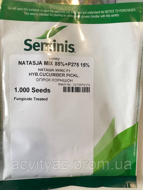 Насіння огірка Наташа-Natasha F1 - 1000 насіння