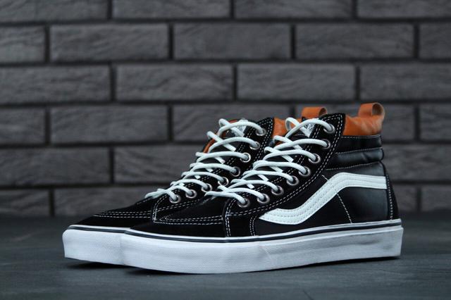 Кеди Vans SK8 Old Skool Black Leather Vans SK8 Old Skool Black Leather