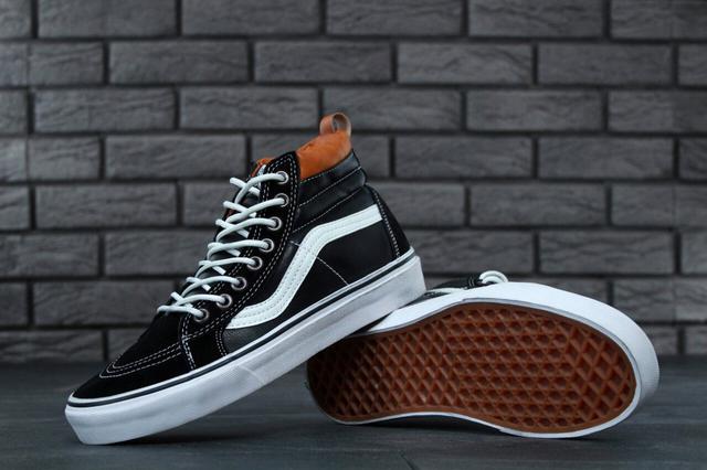 Кеди Vans SK8 Old Skool Black Leather Vans SK8 Old Skool Black Leather