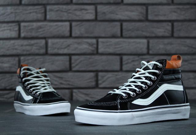 Кеди Vans SK8 Old Skool Black Leather Vans SK8 Old Skool Black Leather