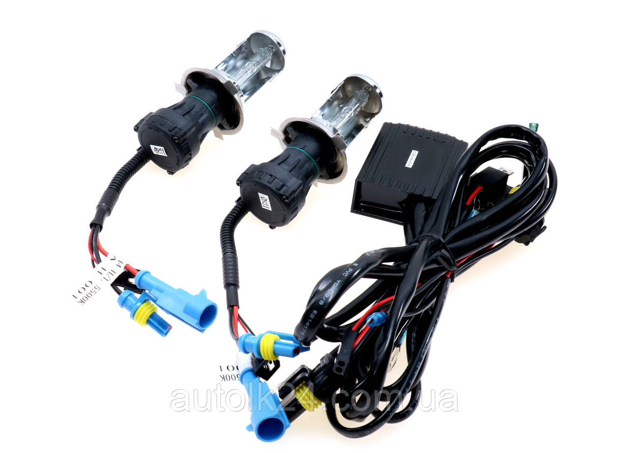 Лампи Біксенонові H4 12 V 35 W — 5500k (з проведенням)                                                        