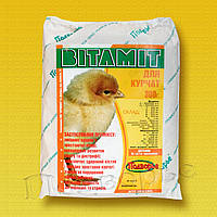 Премикс для цыплят 1%, 25 кг, Витамит, кормовая добавка для цыплят