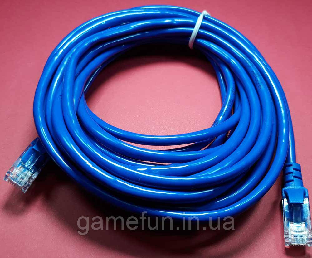 Патч-корд UTP, RJ45, Cat.5e (5 м), фото 1