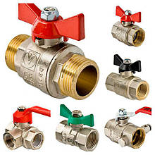 Крани кульові для води