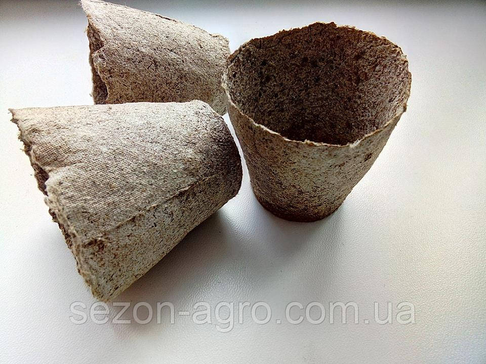 Стаканчик торф'яний, 60х60 мм, фото 1