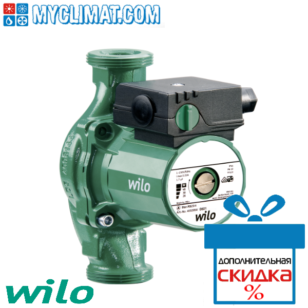 Циркуляційний насос Wilo 25/4-130 RS Star