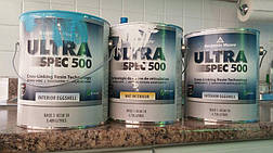 Мийна фарба Ultra Spec® 500 Benjamin Moore глибокоматова, яєчна шкаралупа, 0,946 л, фото 4