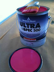 Мийна фарба Ultra Spec® 500 Benjamin Moore глибокоматова, яєчна шкаралупа, 0,946 л, фото 3