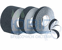 Антиковзка стрічка груба зернистість Safety-Grip 100 мм, Чорний колір