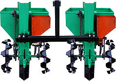 Картоплесаржалка для мінітрактора дворядна з бункером для добрив КСН-2Т-90