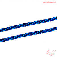 Крученый шнур 5мм для рукоделия цвет синий