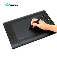 Планшет графический Huion H610Pro, рабочая поверхность 254*152мм, 8 экспресс клавиш и 16 сенсорных зон