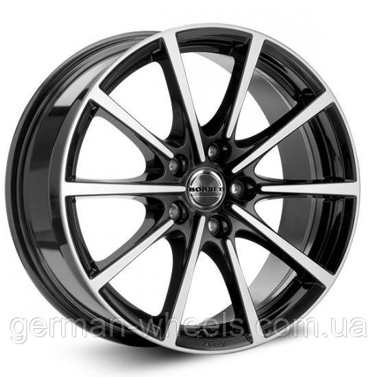 Диски Borbet модель BL5 колір Black polished параметри 8J x 18" 5 x 115 ET 40