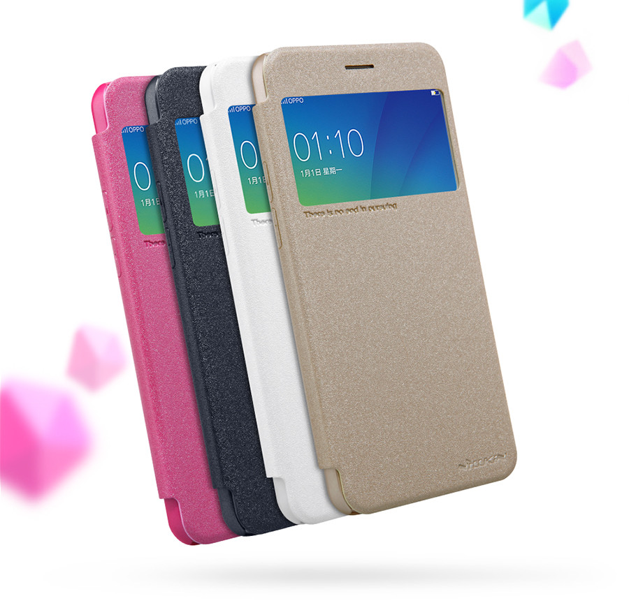 Шкіряний чохол Nillkin Sparkle для OPPO R9s (4 кольорів)